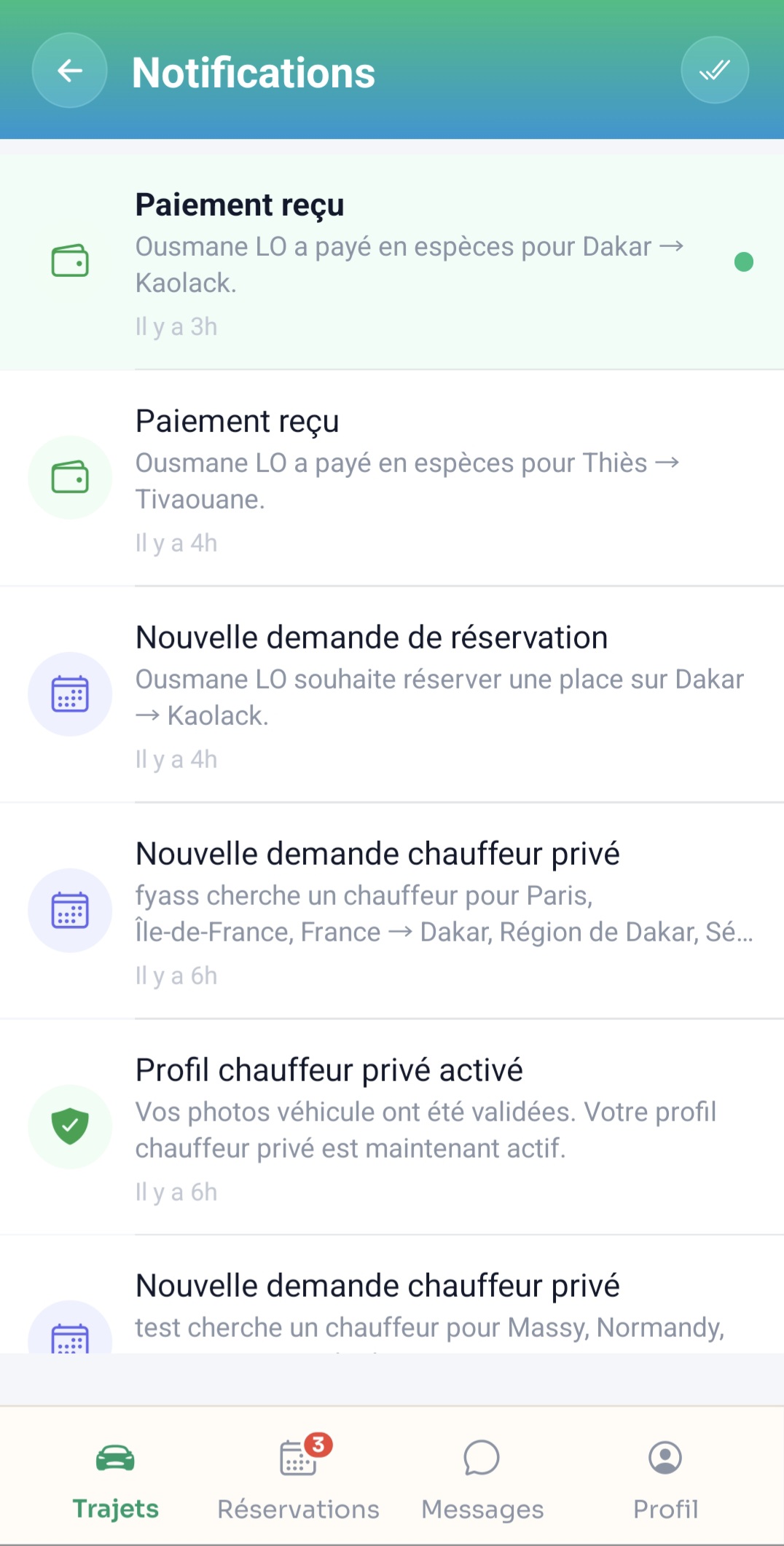 Notifications BokYoon en français